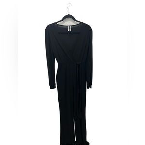 Black V-Neck Jumpsuit